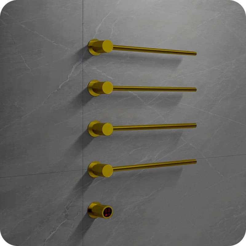 Tweedekans - Elektrische Badkamer Radiator Aethon 30Watt met Thermostaat - Goud