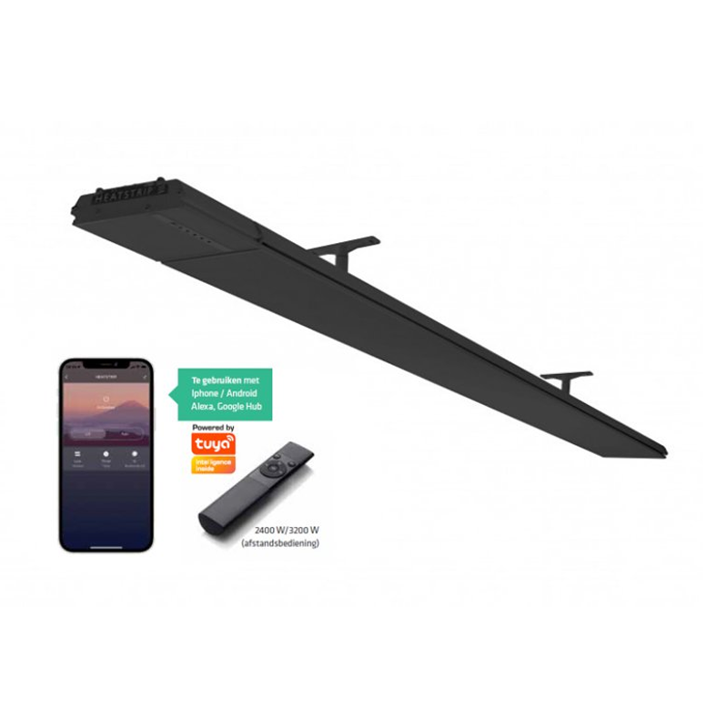 Tweedekans - Heatstrip 3200 Watt Infrarood Terrasverwarming +Afstandsbediening +App