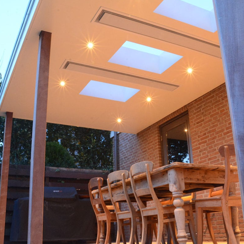 Tweedekans - Heatstrip 3200 Watt Infrarood Terrasverwarming +Afstandsbediening +App