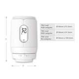 Salus Smart Home TRV3RF Slimme Radiatorknop
