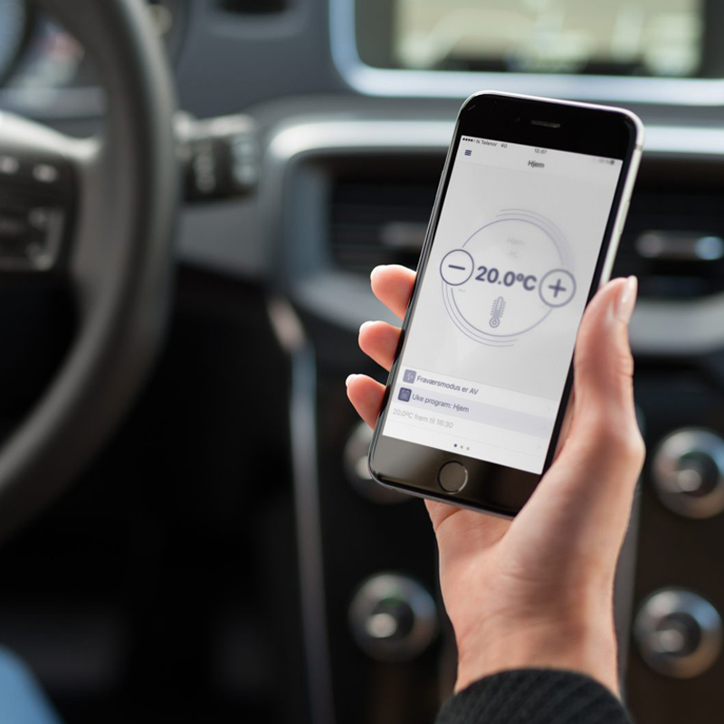 Tweedekans - Elektrische Wandradiator Adax Neo Laag +Wifi - Diverse wattages - 1200 Watt - Kleur Wit