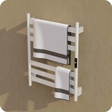 Tweedekans - Elektrische Badkamer Radiator Huma 85Watt met Thermostaat - Wit