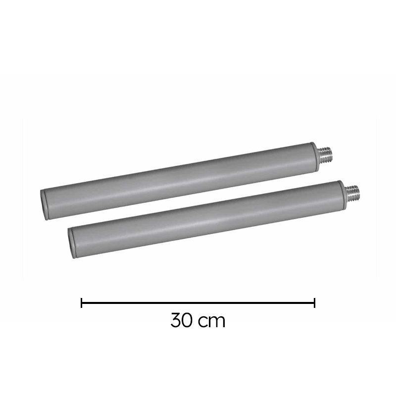 Heatstrip Verlengbeugels Zilver