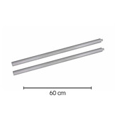 Heatstrip Verlengbeugels Zilver