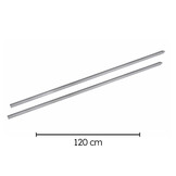 Heatstrip Verlengbeugels Zilver