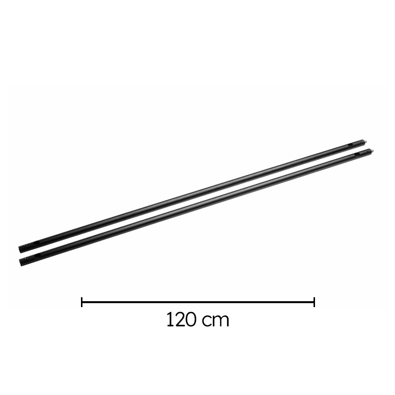 Heatstrip Verlengbeugels Zwart