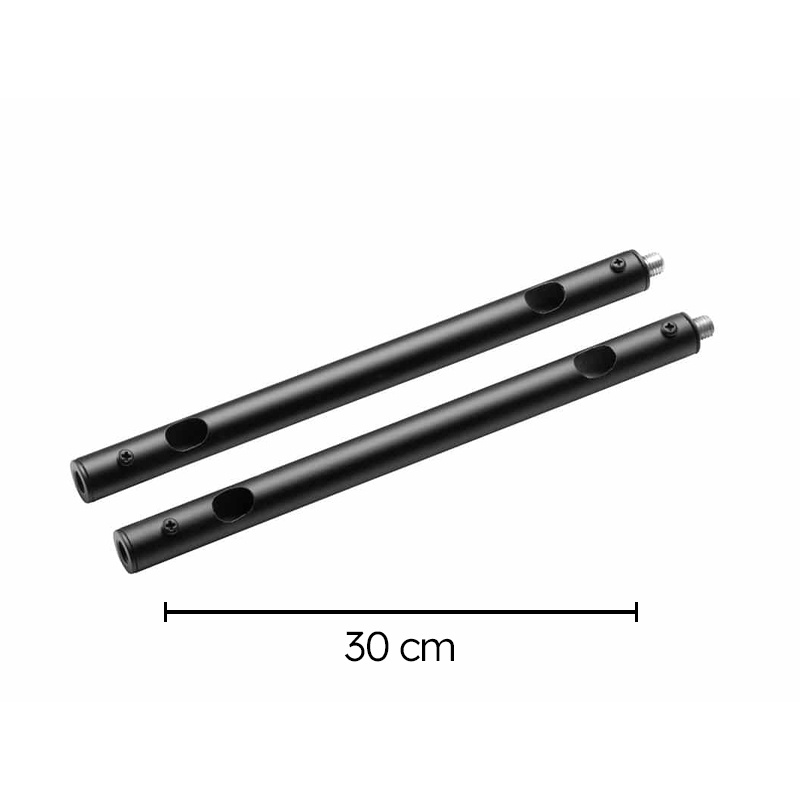 Heatstrip Verlengbeugels Zwart