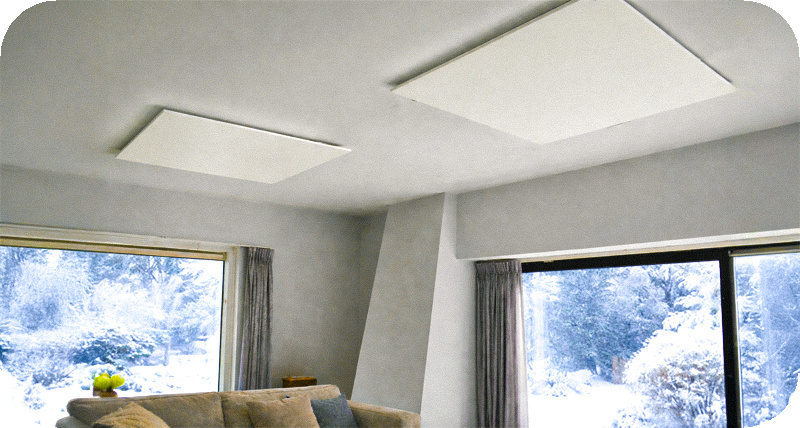 Infrarood Verwarmingspaneel 60x60cm Mat Wit