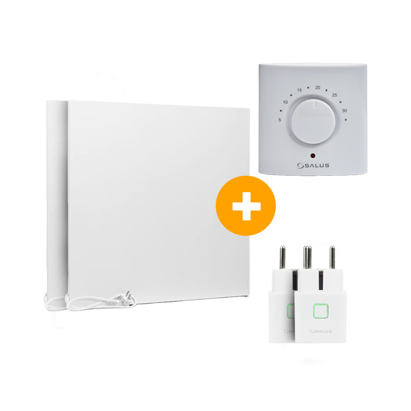 Compleet Infraroodpakket - 60x60 cm - 2 stuks - 400W