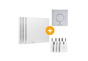 Compleet Infraroodpakket - 60x60 cm - 4 stuks - 400W