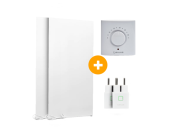 Compleet Infraroodpakket - 60x120 cm - 2 stuks - 750W