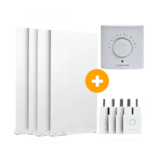 Compleet Infraroodpakket - 60x120 cm - 4 stuks - 750W