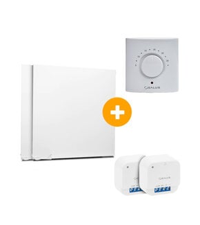 Compleet Infraroodpakket - 105x105 cm - 2 stuks - 1100W