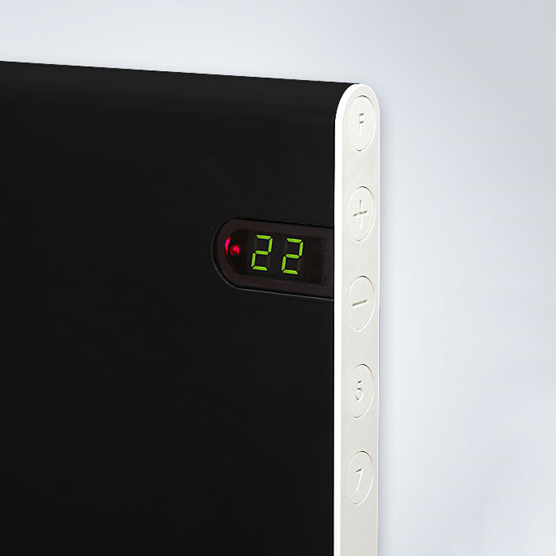 (07) Tweedekans - Elektrische Wandradiator Adax Neo Hoog - 600 Watt - Kleur Zwart