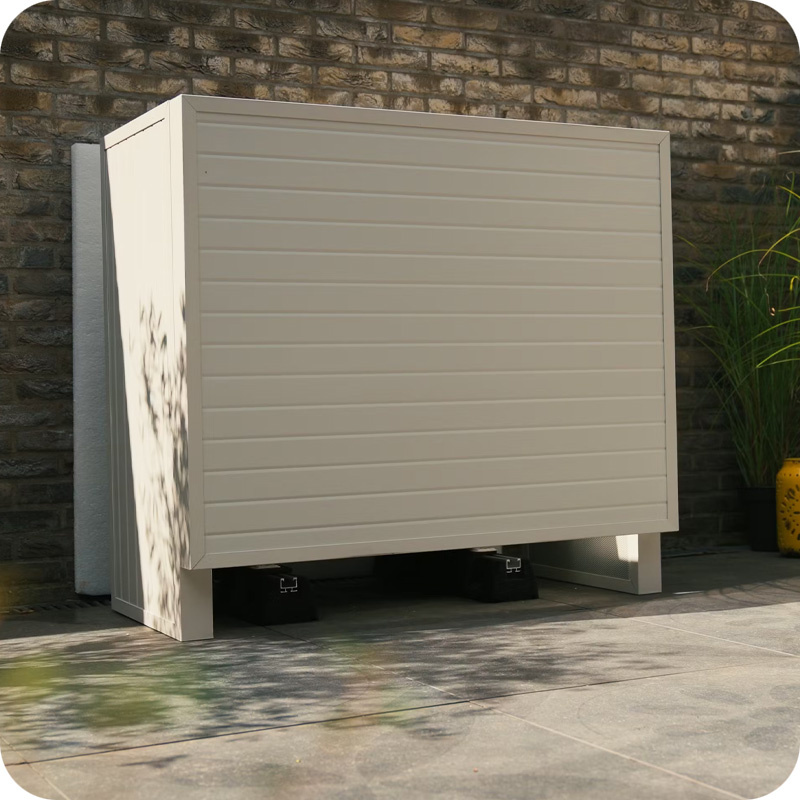 Airco & Warmtepomp Geluidsscherm Lichtgrijs Medium | Verlaagd tot 8dB