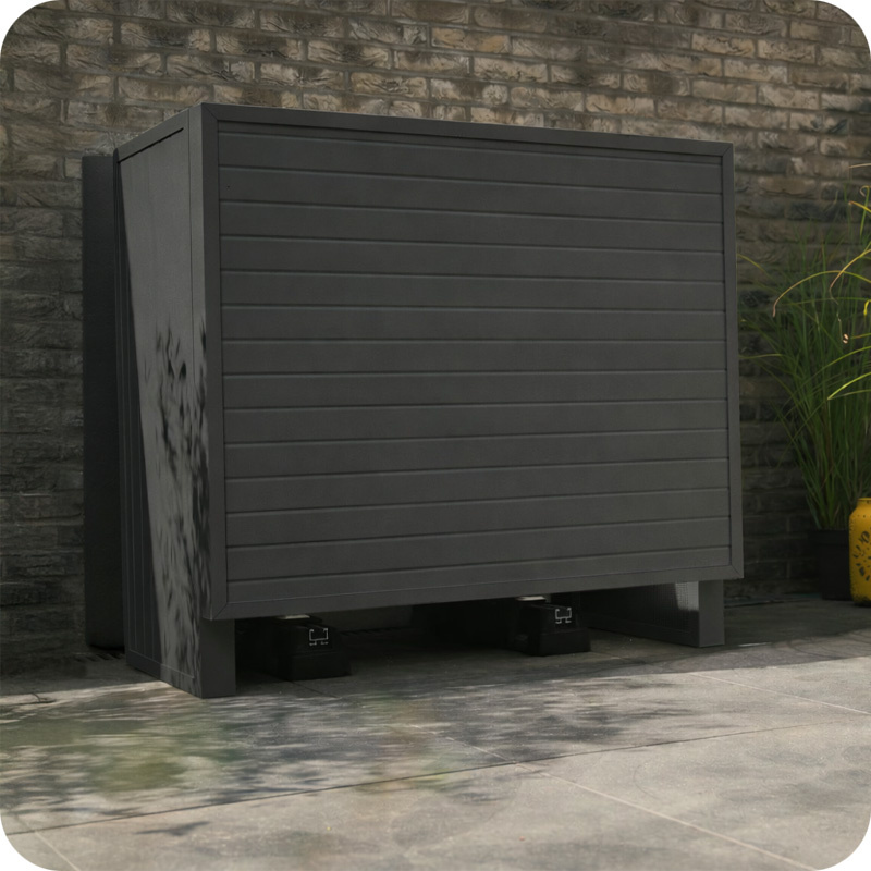 Airco & Warmtepomp Geluidsscherm Antraciet Large | Verlaagd tot 8dB