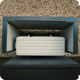 Airco & Warmtepomp Geluidsscherm Antraciet Medium | Verlaagd tot 8dB