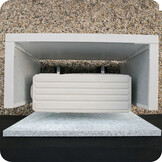 Airco & Warmtepomp Geluidsscherm Lichtgrijs Medium | Verlaagd tot 8dB