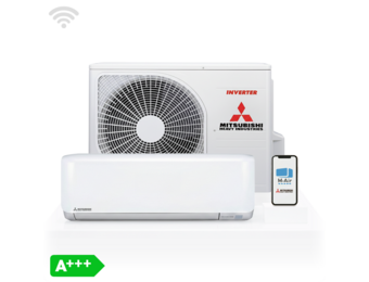 Mitsubishi SRK50ZS-WF Singlesplit Airco 5,0kW +Wifi Fluisterstil