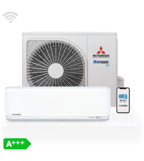 Mitsubishi SRK50ZSX-WF Singlesplit Airco 5,0kW +Wifi Fluisterstil