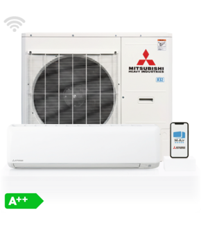 Mitsubishi SRK100ZR-WF Singlesplit Airco 10,0kW +Wifi Zeer krachtig