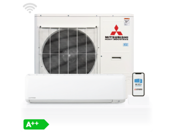 Mitsubishi SRK100ZR-WF Singlesplit Airco 10,0kW +Wifi Zeer krachtig