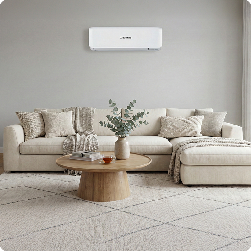 Mitsubishi SRK35ZS Singlesplit Airco 3,5kW Fluisterstil