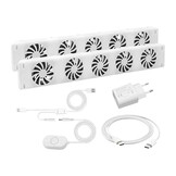 (18) Tweedekans - Radiatorventilator Turbo Booster 3 Watt Duo Set
