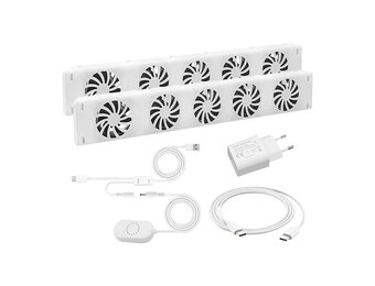 (18) Tweedekans - Radiatorventilator Turbo Booster 3 Watt Duo Set