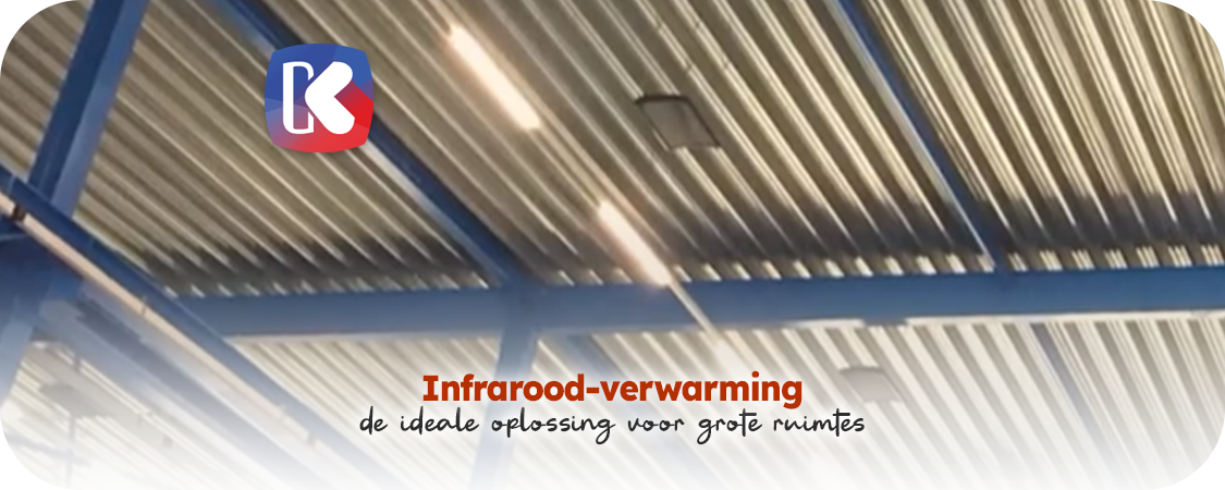 Grote ruimtes effectief verwarmen? Kies voor infrarood