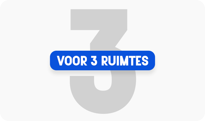 Sets voor 3 ruimtes