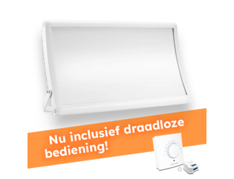 Industrieel Infrarood Verwarmingspaneel 2300W - Wit