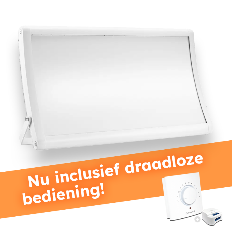 Industrieel Infrarood Verwarmingspaneel 2300W - Wit