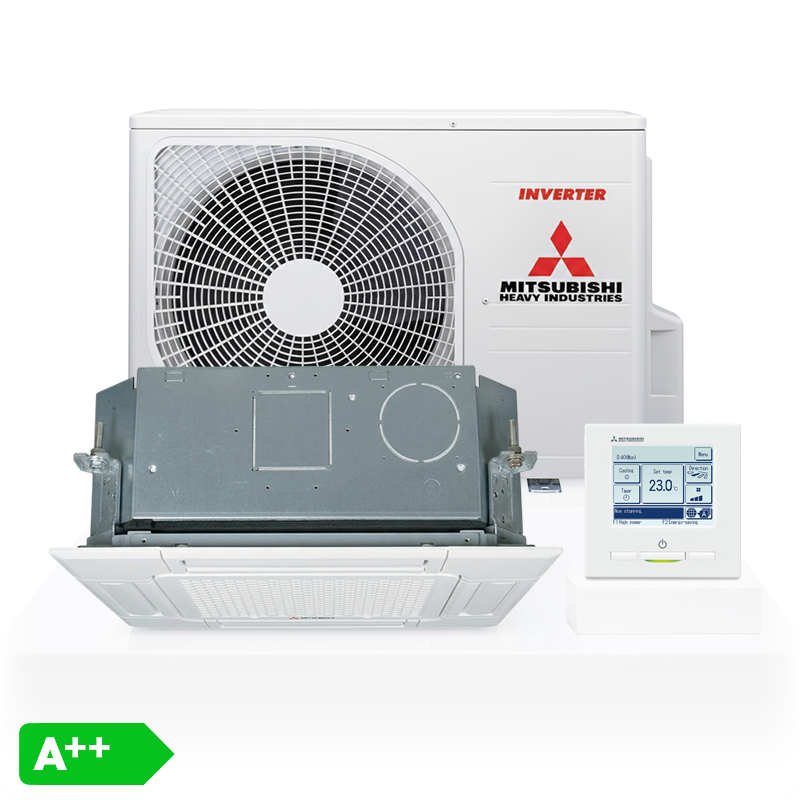 Airco Cassettemodel 2,5kW - Singlesplit Complete Set - FDTC25VH (60x60cm)