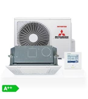 Mitsubishi FDTC35VH Singlesplit Airco 3,5kW Cassette 60x60cm
