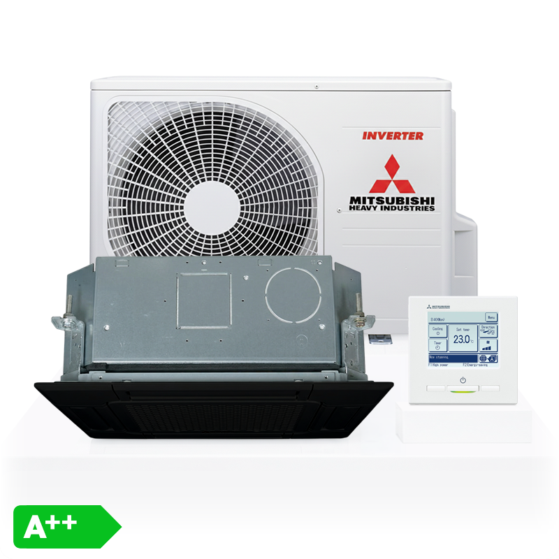 Airco Cassettemodel 3,5kW - Singlesplit Complete Set - FDTC35VH (60x60cm)