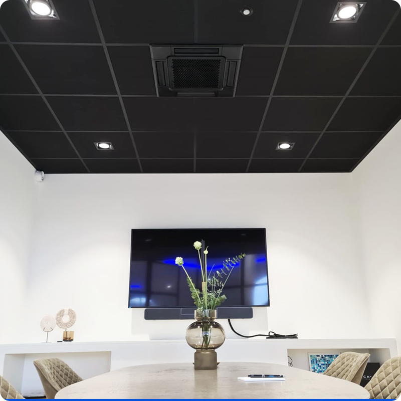 Airco Cassettemodel 6,0kW - Singlesplit Complete Set - FDTC60VH (60x60cm)