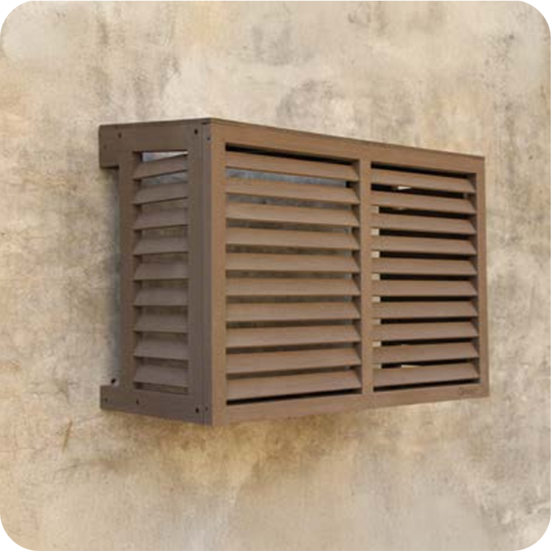 Tweedekans - WAC100 Airco Omkasting Houtcomposiet Bruin S