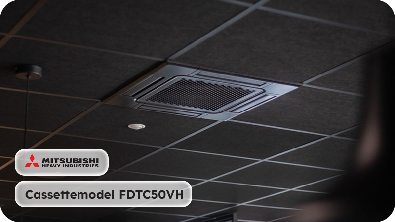 Mitsubishi Heavy Industries Airco Cassettemodel 5,0kW - Singlesplit Complete Set - FDTC50VH (60x60cm)