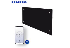 Tweedekans: Elektrische Wandradiator Adax Clea Hoog +Wifi - 600 Watt - Kleur Zwart
