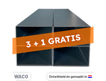 Leidinggoot Verzinkt staal 2m – Set van 4 60x45mm (3+1 Gratis)