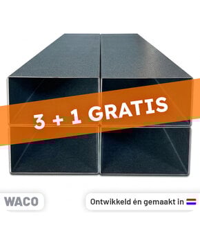 Leidinggoot Verzinkt staal 2m – Set van 4 120x70mm (3+1 Gratis)