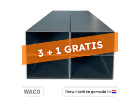 Leidinggoot Verzinkt staal 2m – Set van 4 100x60mm (3+1 Gratis)