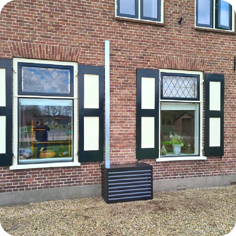 Leidinggoot Verzinkt staal Waco CD-100V 100x60 mm 2 meter