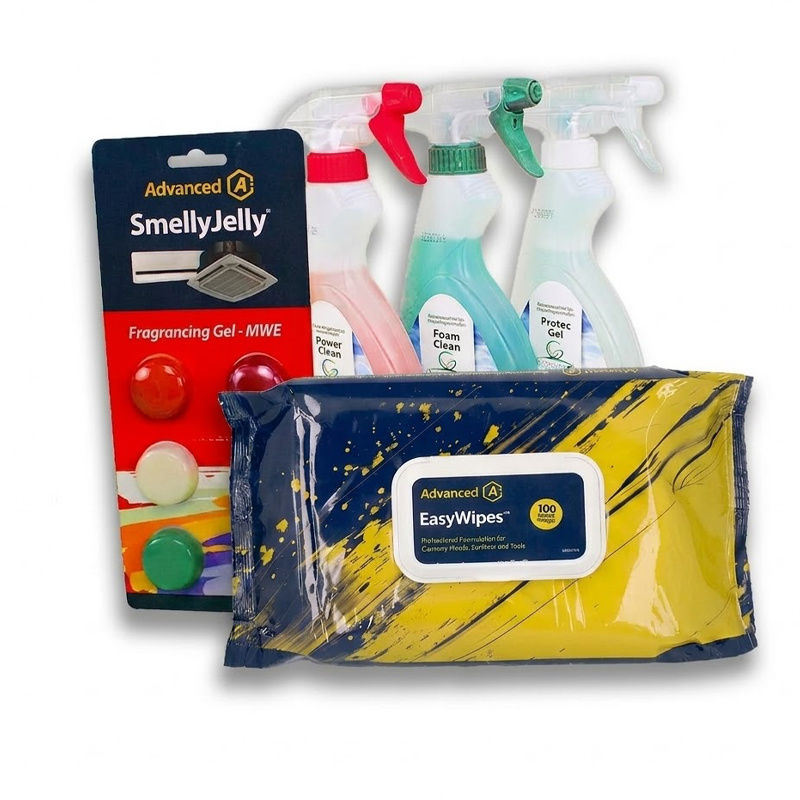 Airco Reiniging Onderhoud Compleet Pakket (3x 500ml) + Geurtabletten & EasyWipes