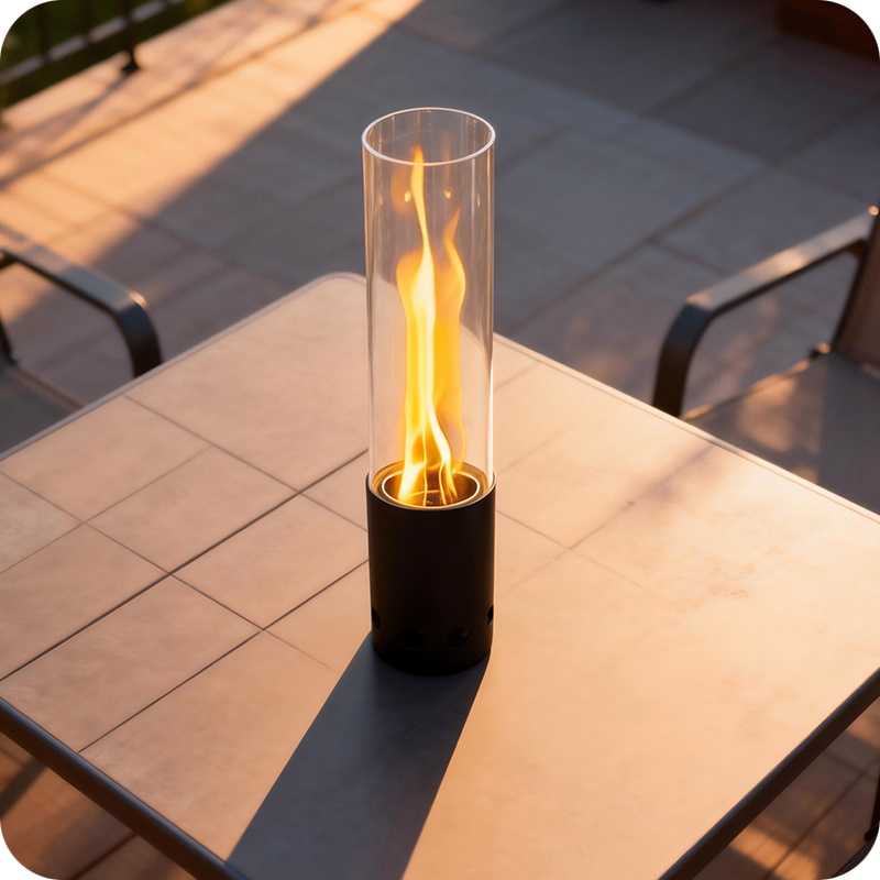 Terrasverwarmer op Houtpellets Tafelmodel BPH