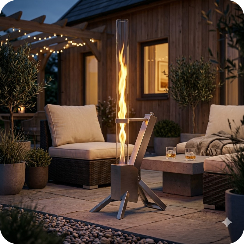 Terrasverwarmer Lounge Heater op Houtpellets BPH-R80