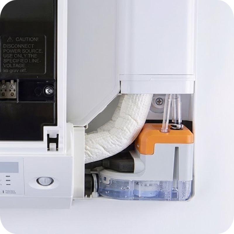 Sauermann Delta Pack Condenspomp met Leidinggoot