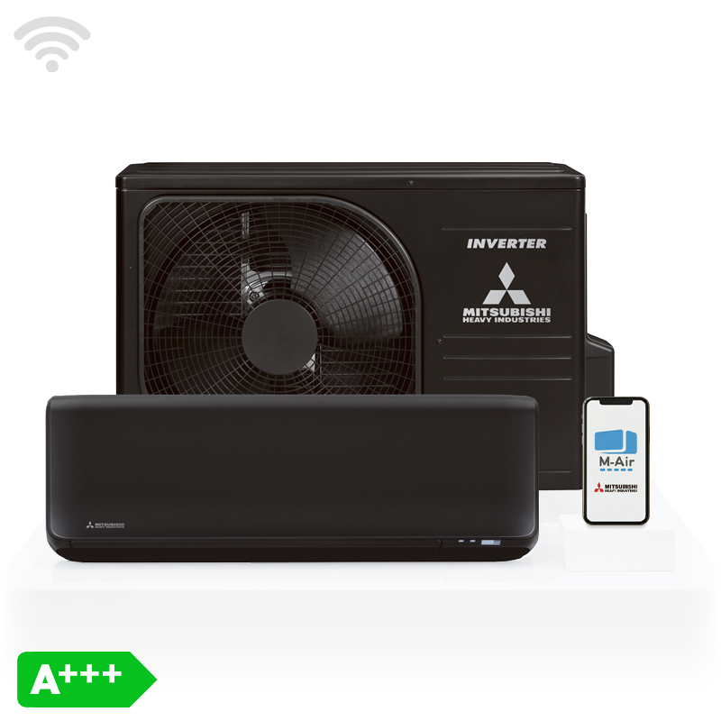 Airco Wandmodel 2,5kW - Singlesplit Complete Set - SRK25ZT-WFB (Fluisterstil)