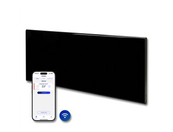 Elektrische Wandradiator Adax Neo Hoog +Wifi - Diverse wattages - Kleur Zwart